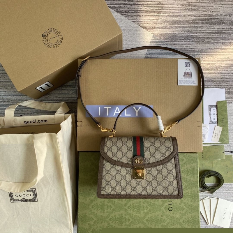 G*u*i top handle bags